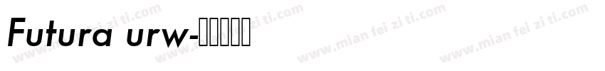 Futura urw字体转换